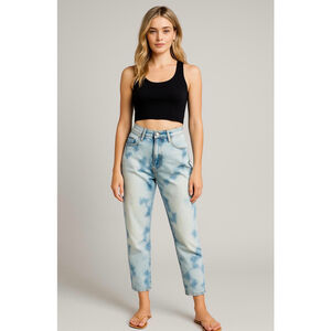Women's Levi's 524 Skinny‎ Jeans Juniors 9 Light Wash Blue White Urban Edgy Y2K